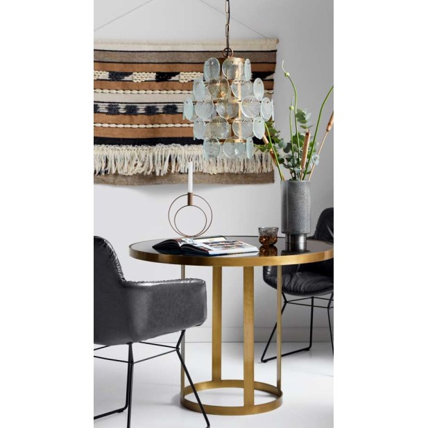 Lámpara de Techo MØNT, Cristal / Metal Dorado - Nordal. Vackart