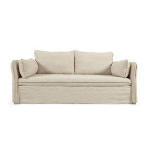 Sofá cama TANIT blanco/patas haya 210 cm - Kave Home, Vackart - S799_60_SN39. Muebles de diseño.