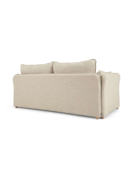 Sofá cama TANIT blanco/haya 210 cm - Kave Home, Vackart - S799_60_SN39