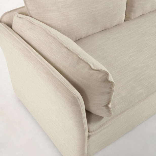 Sofá cama TANIT blanco/haya 210 cm - Kave Home, Vackart - S799_60_SN39 Sofá cama TANIT blanco/haya 210 cm - Kave Home, Vackart - S799_60_SN39