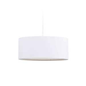 Pantalla lámpara de techo SANTANA blanco con difusor blanco Ø 50 cm - Kave Home, Vackart - AB0478CP05. Muebles de diseño.
