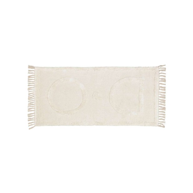 Alfombra Bernabela algodón beige 70x140cm- Kave Home/Vackart LH0218J33