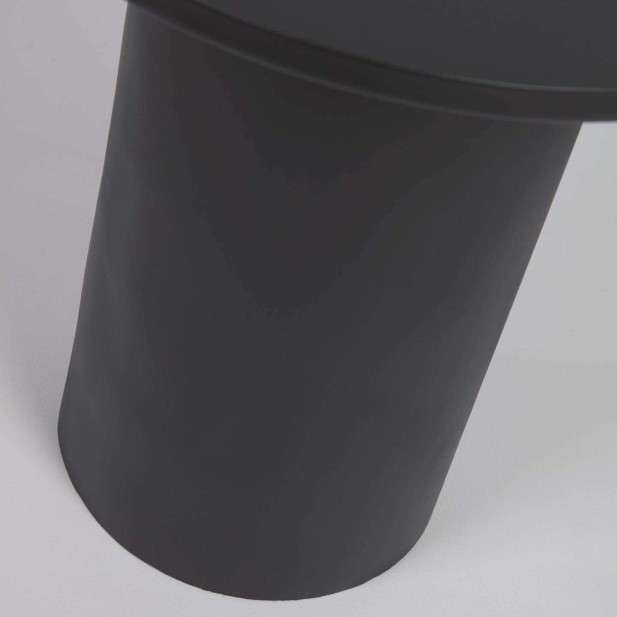 Mesa auxiliar FLEKSA Ø45cm metal negro  - Kave Home, Vackart LH0159R01 Mesa auxiliar FLEKSA Ø45cm metal negro  - Kave Home, Vackart LH0159R01