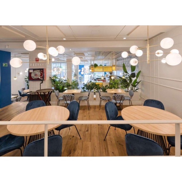 Mesa SUDOKU 110 cm, estilo industrial