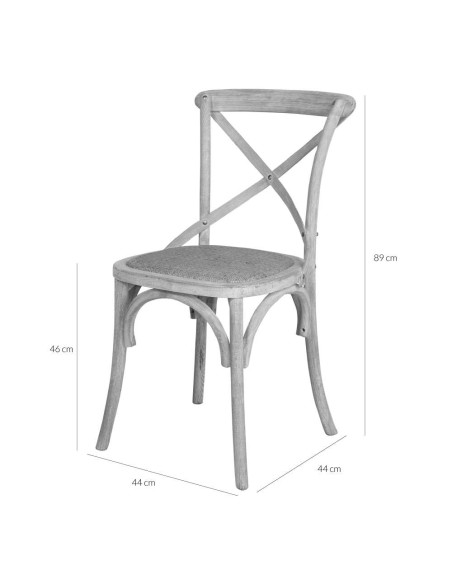 Silla SASHA Negra Bistro Paris - Vackart