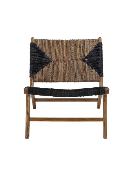 Sillón GRANT, Teca Natural / Negro - Bloomingville. Vackart