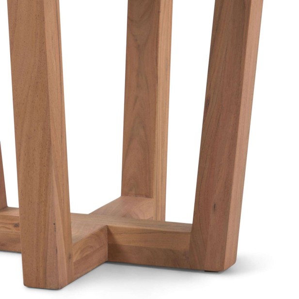 Mesa Nahla Ø90 cm Acacia Natural - Kave Home, Vackart. CC6001M43