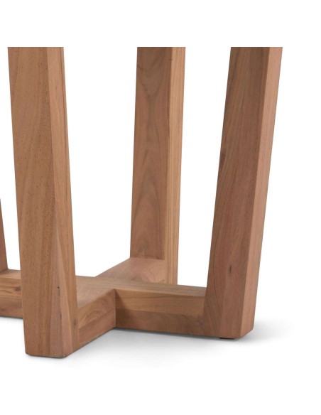 Mesa Nahla Ø90 cm Acacia Natural - Kave Home