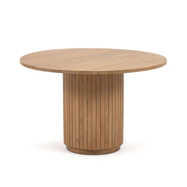 Mesa Licia Ø120 cm Mango Natural - Kave Home, Vackart. CC6002M46