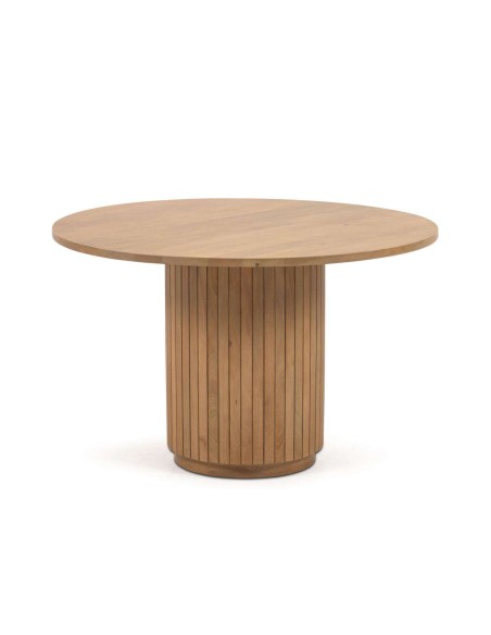 Mesa Licia Ø120 cm Mango Natural - Kave Home