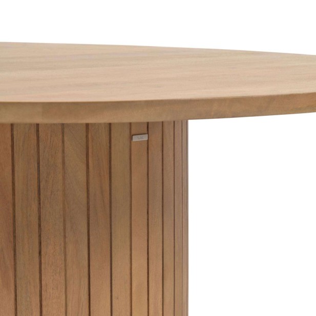 Mesa Licia Ø120 cm Mango Natural - Kave Home, Vackart. CC6002M46