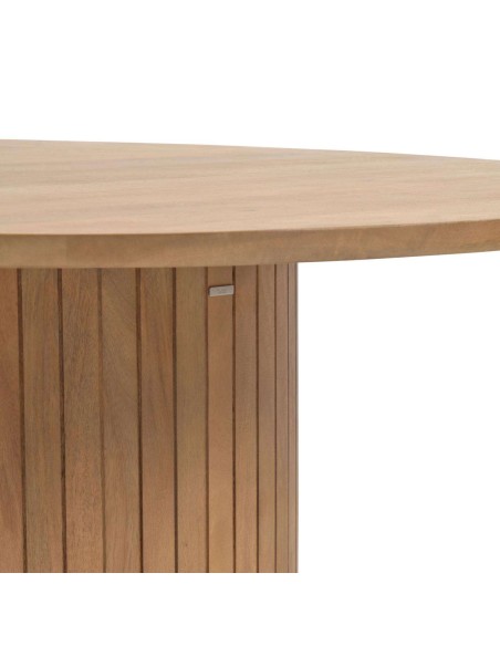 Mesa Licia Ø120 cm Mango Natural - Kave Home, Vackart. CC6002M46