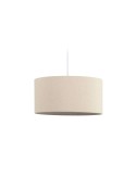 Pantalla lámpara de techo Nazli pequeña lino beige Ø 40 cm - Kave Home