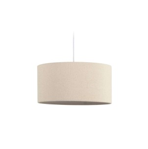 Pantalla lámpara de techo pequeño Nazli de lino con acabado beige Ø 40 cm - Kave Home, Vackart. IT0225J05. Muebles de diseño en Vackart, los mejores muebles.