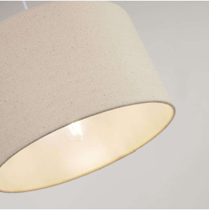 Pantalla lámpara Nazli lino beige Ø40 cm -Kave Home, Vackart IT0225J05 2