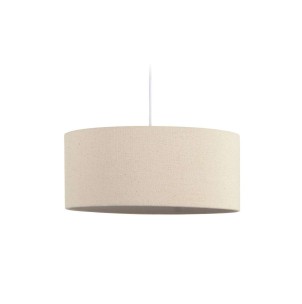 Pantalla lámpara de techo grande Nazli de lino con acabado beige Ø 50 cm - Kave Home, Vackart. IT0227J05. Muebles de diseño en Vackart, los mejores muebles nórdicos.