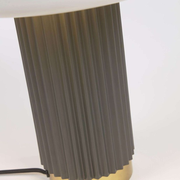 Lámpara mesa Serenella metal blanco/verde-Kave Home,Vackart. LH0180R05