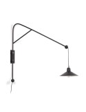 Aplique de pared Eleazar metal negro - Kave Home