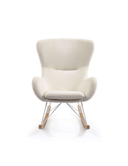 Mecedora Vania Borrego Blanco  - Kave Home