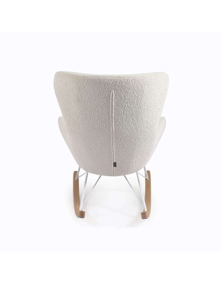 Mecedora Vania Borrego Blanco  - Kave Home