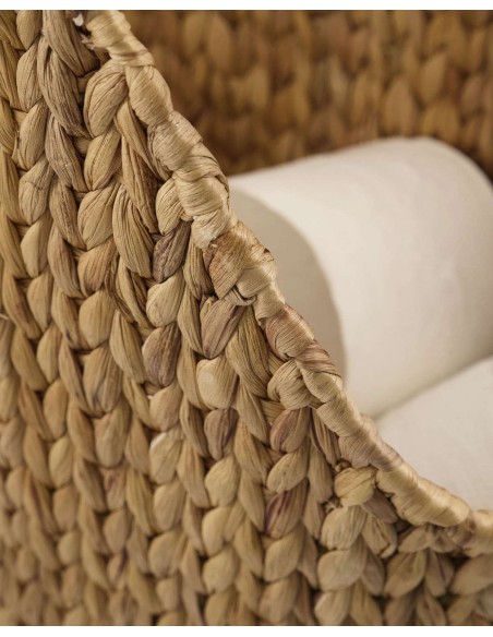 Cesta PAPER, Jacinto de Agua / Madera Natural - House Doctor. Vackart