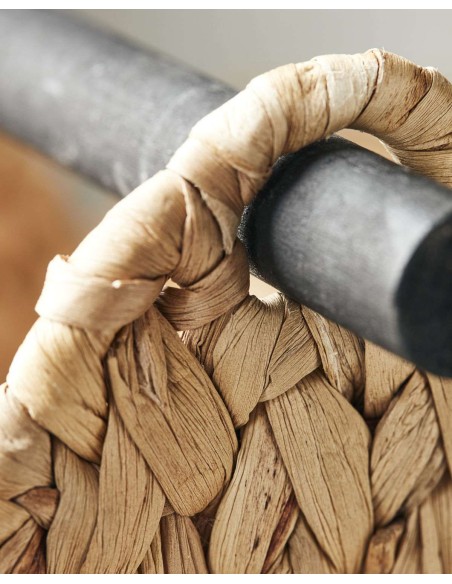 Cesta PAPER, Jacinto de Agua / Madera Natural - House Doctor. Vackart