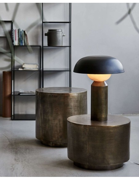 Lámpara de Sobremesa BIG FELLOW, Latón Antiguo / Negro - House Doctor. Vackart