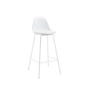 Taburete Alto BRIGHTER 65 cm, Blanco - Vackart. los mejores taburetes de diseño nórdico con calidad y estilo, solo en Vackart tu tienda de diseño más actual.