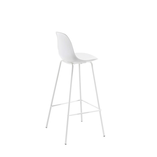 Taburete Alto BRIGHTER 65 cm, Blanco - Kave Home. Vackart Taburete Alto BRIGHTER 65 cm, Blanco - Kave Home. Vackart