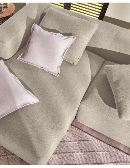 Cojín BLOK 40x60 cm, Textil Beige - Kave Home. Vackart