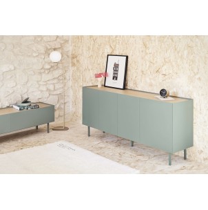 Mueble TV ARISTA 180x40 cm, Verde Claro - Teulat. Vackart 2