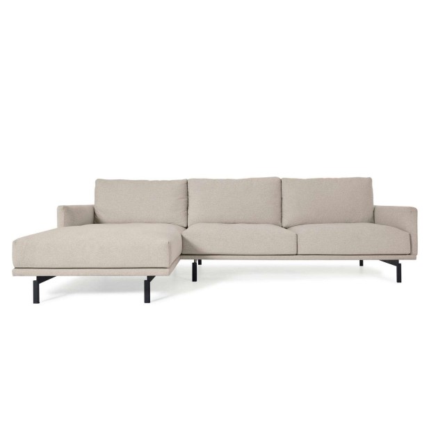 Sofá Galene 3P, chaise izq beige 254cm - Kave. Vackart. S801_40I_GR39