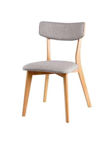 Silla HAREID roble gris claro