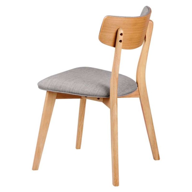 Silla HAREID roble gris claro Silla HAREID roble gris claro