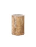 Taburete SOLID ROUND, Teca Reciclada Natural - Dareels