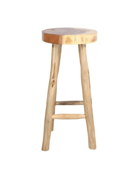 Taburete Alto DRIFT 72 cm, Madera Natural. Vackart