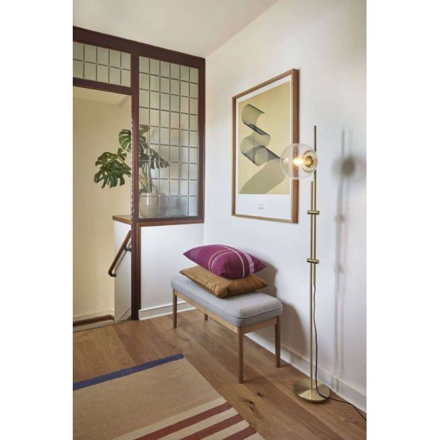 Lámpara de Pie BUBBLE, Latón / Cristal - Hübsch. Vackart