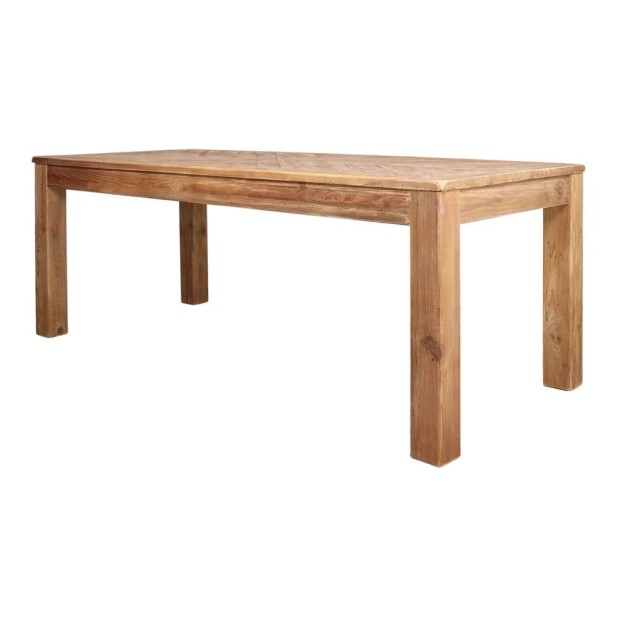 Mesa JOQUER 200x90 cm de Comedor, Madera Reciclada. Vackart