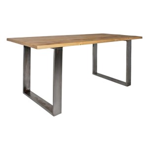 Mesa PAKIRA 180x80 cm, Mango Natural / Metal Barniz. Vackart 2