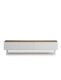 Mueble TV ARISTA 180x40 cm, Blanco - Teulat