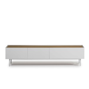 Mueble TV ARISTA 180x40 cm, Blanco - Teulat. Los modernos y más exclusivos muebles de diseño nórdico, solo en Vackart tu tienda de diseño online.