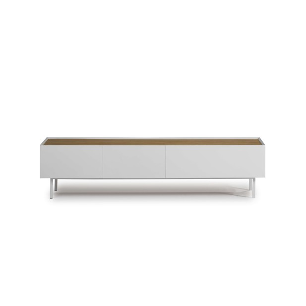 Mueble TV ARISTA 180x40 cm, Blanco - Teulat