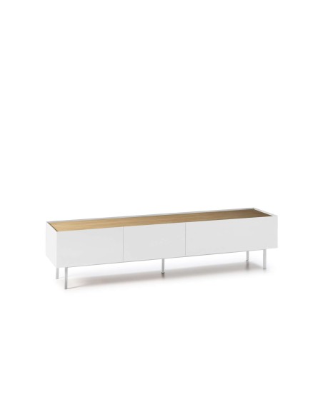 Mueble TV ARISTA 180x40 cm, Blanco - Teulat