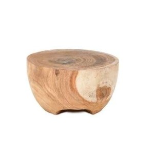 Mesa Auxiliar BOLA Ø58 cm, Madera Natural - Dareels. Las originales y exclusivas mesas de diseño de Dareels en Vackart, tu tienda de diseño online.