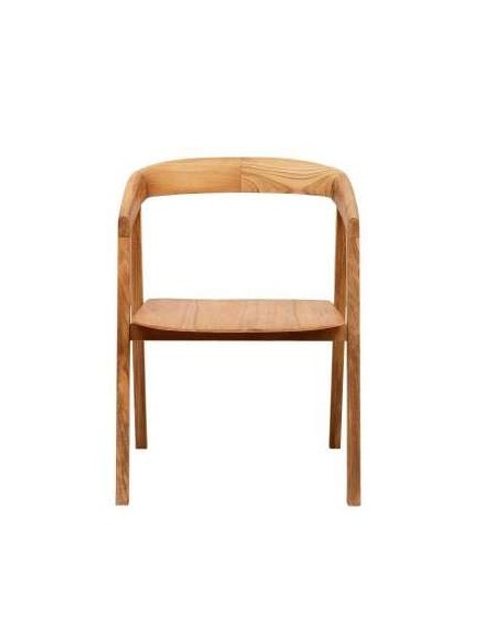 Silla ARC, Teca Reciclada Natural - Dareels. Vackart