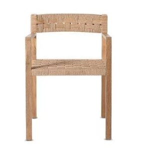 Silla CORA, Teca Reciclada Natural / Cuerda - Dareels. Las originales y exclusivas sillas de diseño de Dareels en Vackart, tu tienda de diseño online.