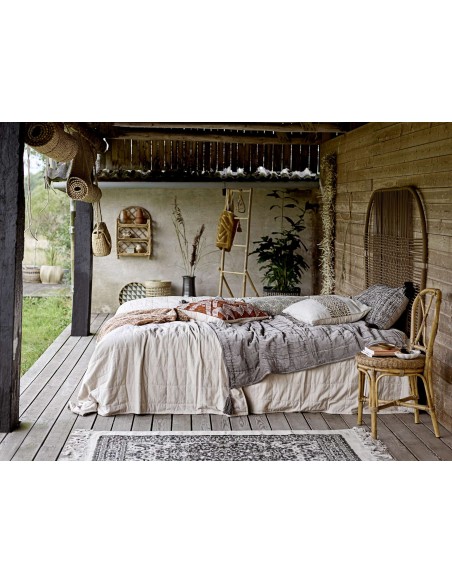 Set 2 Cestas con Tapa CONNIE, Algas Marinas - Bloomingville. Vackart