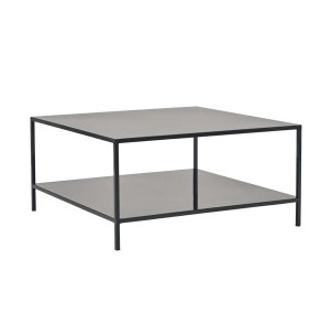 Mesa de Centro FARI 85x85 cm, Metal Negro - House Doctor. Las exclusivas mesas de diseño nórdico de House Doctor en Vackart, tu tienda de diseño online.