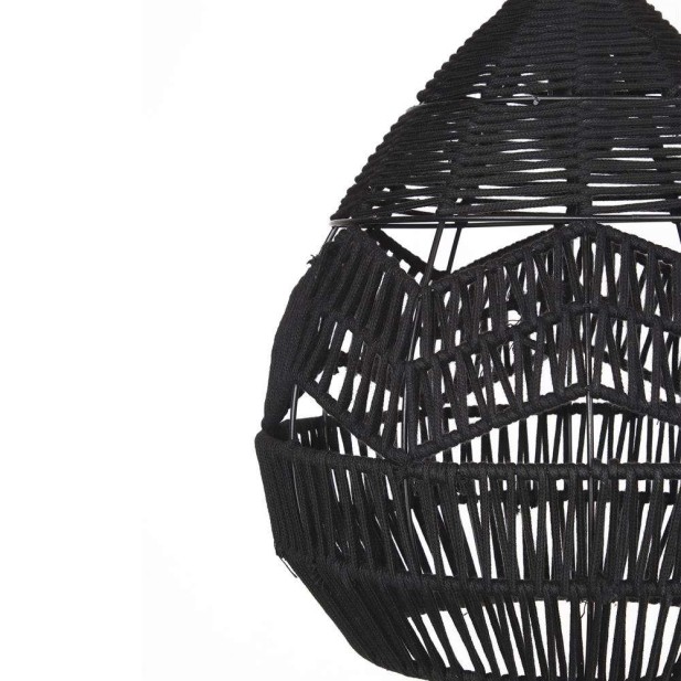 Lámpara de Techo TAMOK, Cuerda Negra. Vackart