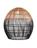 Pantalla para Lámpara KOLTON, Ratán Natural / Negro